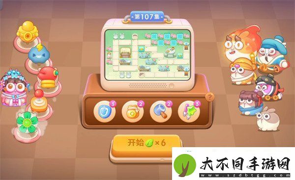保卫萝卜4梁波波与祝秋秋第107关怎么过