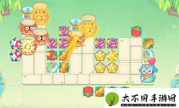 保卫萝卜4梁波波与祝秋秋第115关怎么过