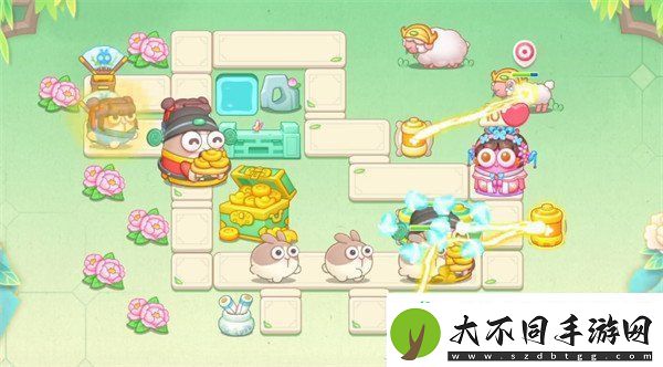 保卫萝卜4梁波波与祝秋秋第112关怎么过