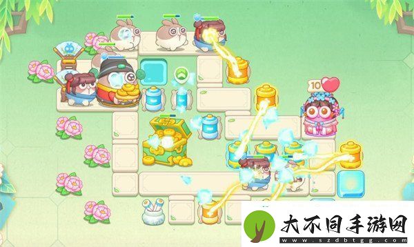 保卫萝卜4梁波波与祝秋秋第112关怎么过