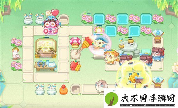 保卫萝卜4梁波波与祝秋秋第107关怎么过