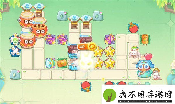 保卫萝卜4梁波波与祝秋秋第115关怎么过