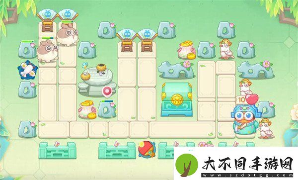 保卫萝卜4梁波波与祝秋秋第115关怎么过