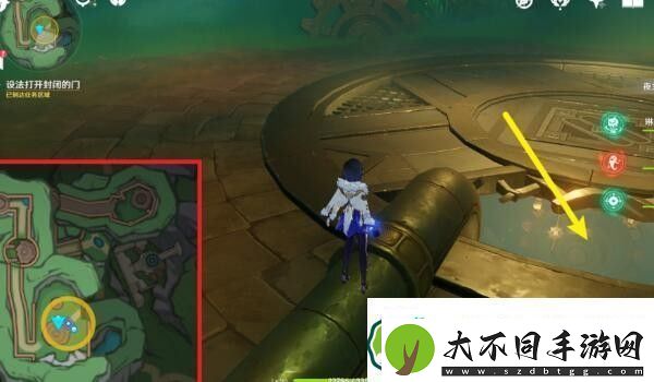原神检修水下管道怎么过