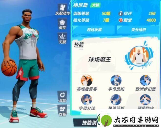 全明星街球派对字母哥怎么样