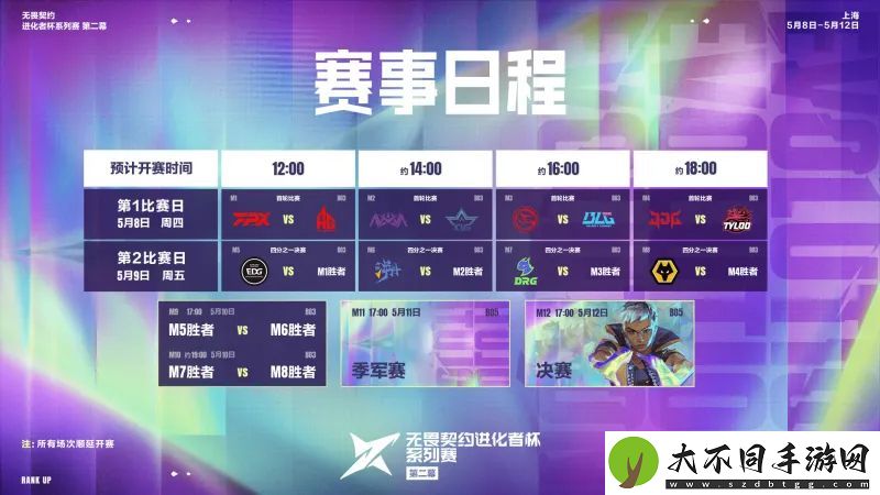无畏契约进化者杯系列赛第二幕赛程